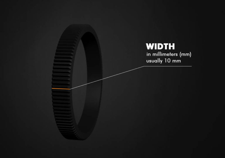 Choose the width of your Custom Cine Follow Focus